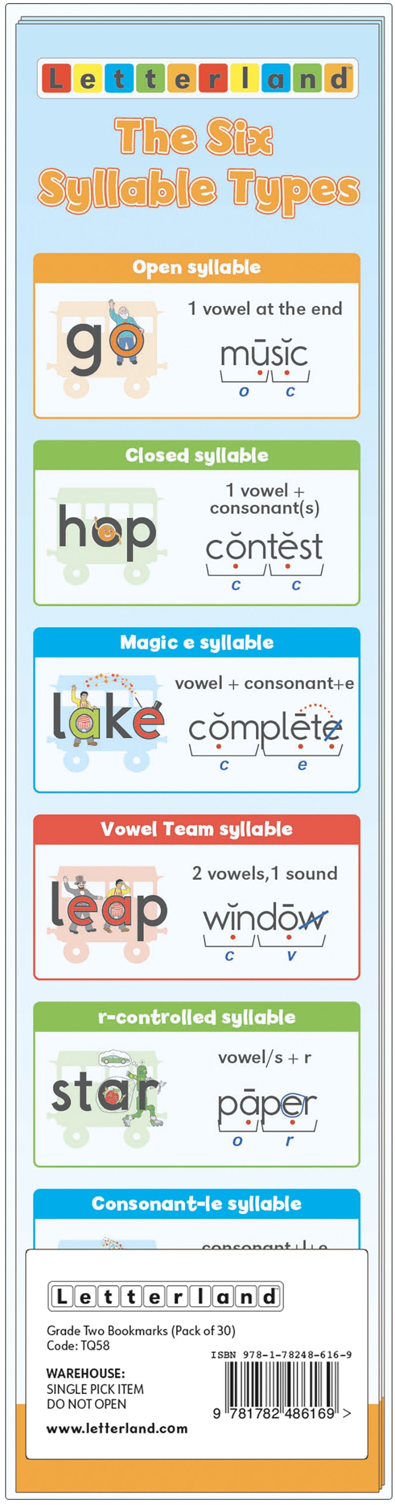 Grade One and Two Bookmarks (2nd Edition)