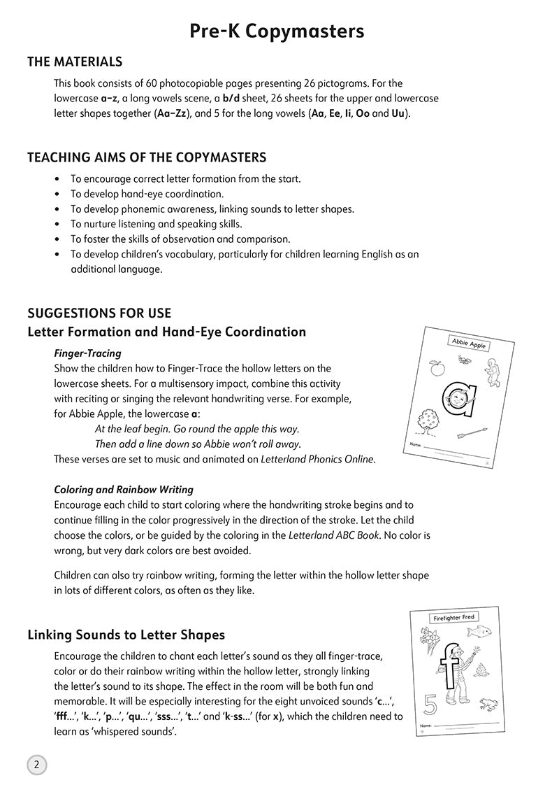 Pre-K Copymasters (2nd Edition)