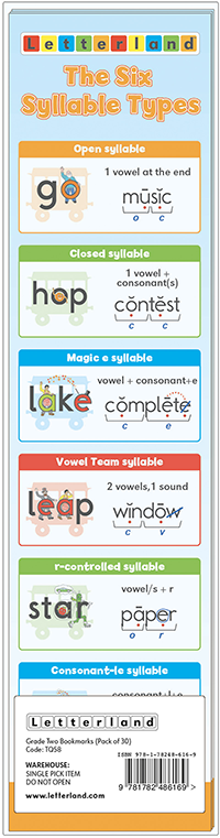 Grade Two Bookmarks (Pack of 30)