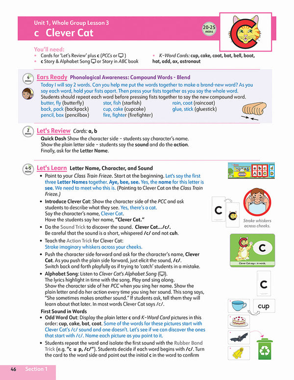 Kindergarten Teacher's Guide Set (2nd Edition) – Letterland USA