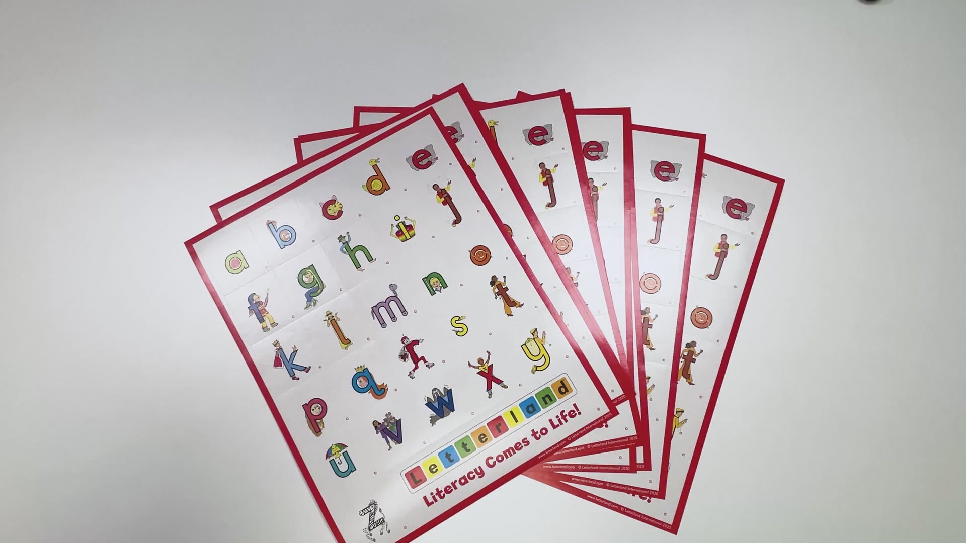 Load video: Alphabet Stickers (pack of 10) [Classic]