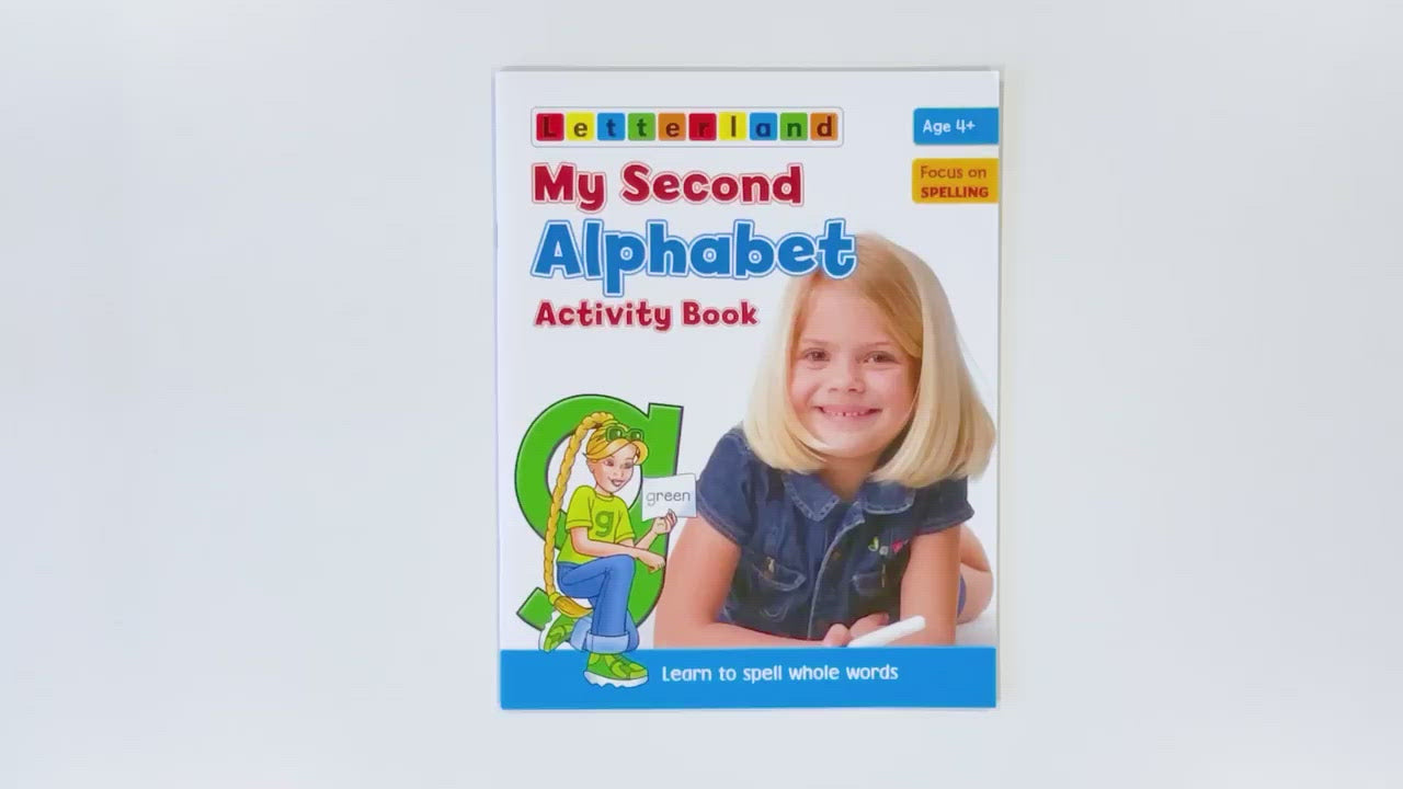 Load video: My Second Alphabet Activity Book [Classic]