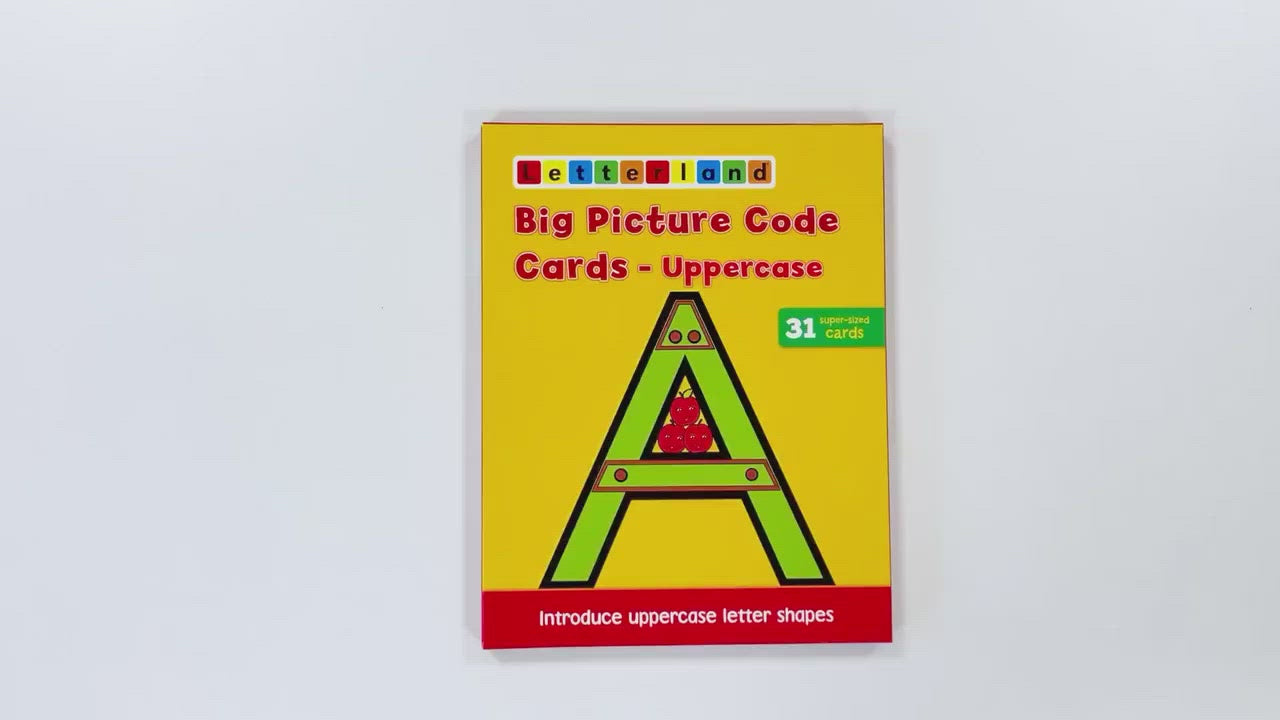 Load video: Big Picture Code Cards - Uppercase [Classic]