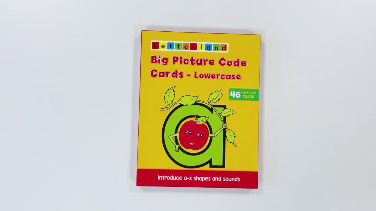 Load video: Big Picture Code Cards - Lowercase [Classic]