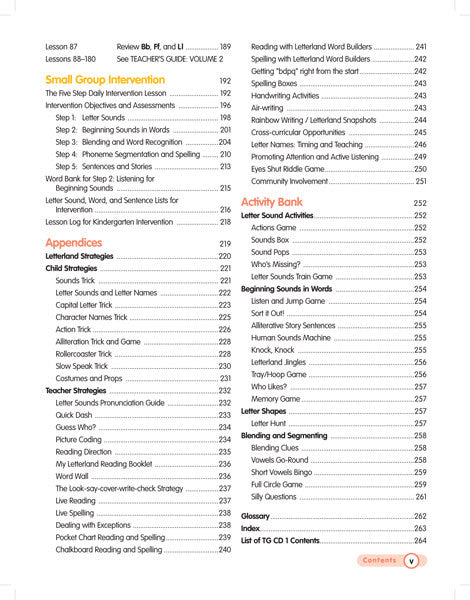 Kindergarten Vol.1 Teacher's Guide [Classic]