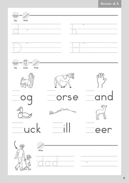 Kindergarten Handwriting Practice [Classic]