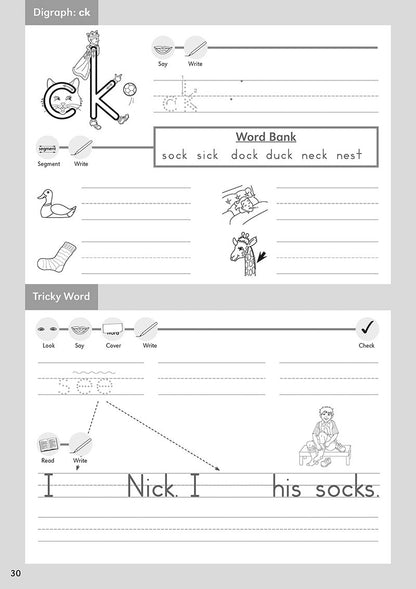 Kindergarten Handwriting Practice [Classic]