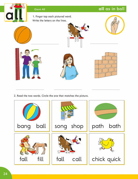 Grade One Phonics Practice (Set of 2)