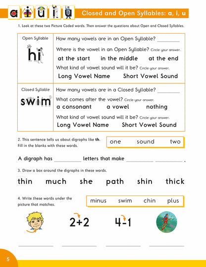 Grade Two Phonics Practice (Set of 2) [Classic]