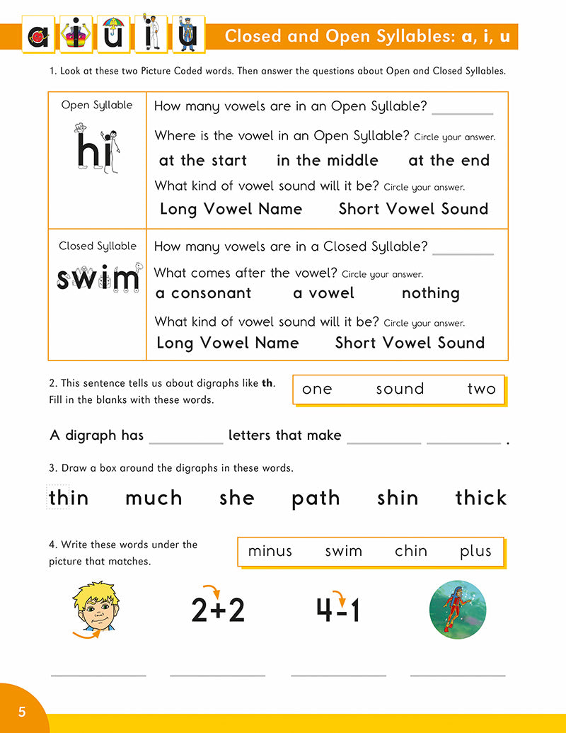 Grade Two Phonics Practice (Set of 2) [Classic]