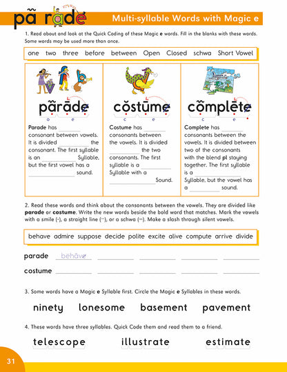 Grade Two Phonics Practice (Set of 2) [Classic]