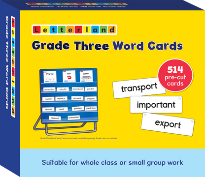 Grade Three Word Cards