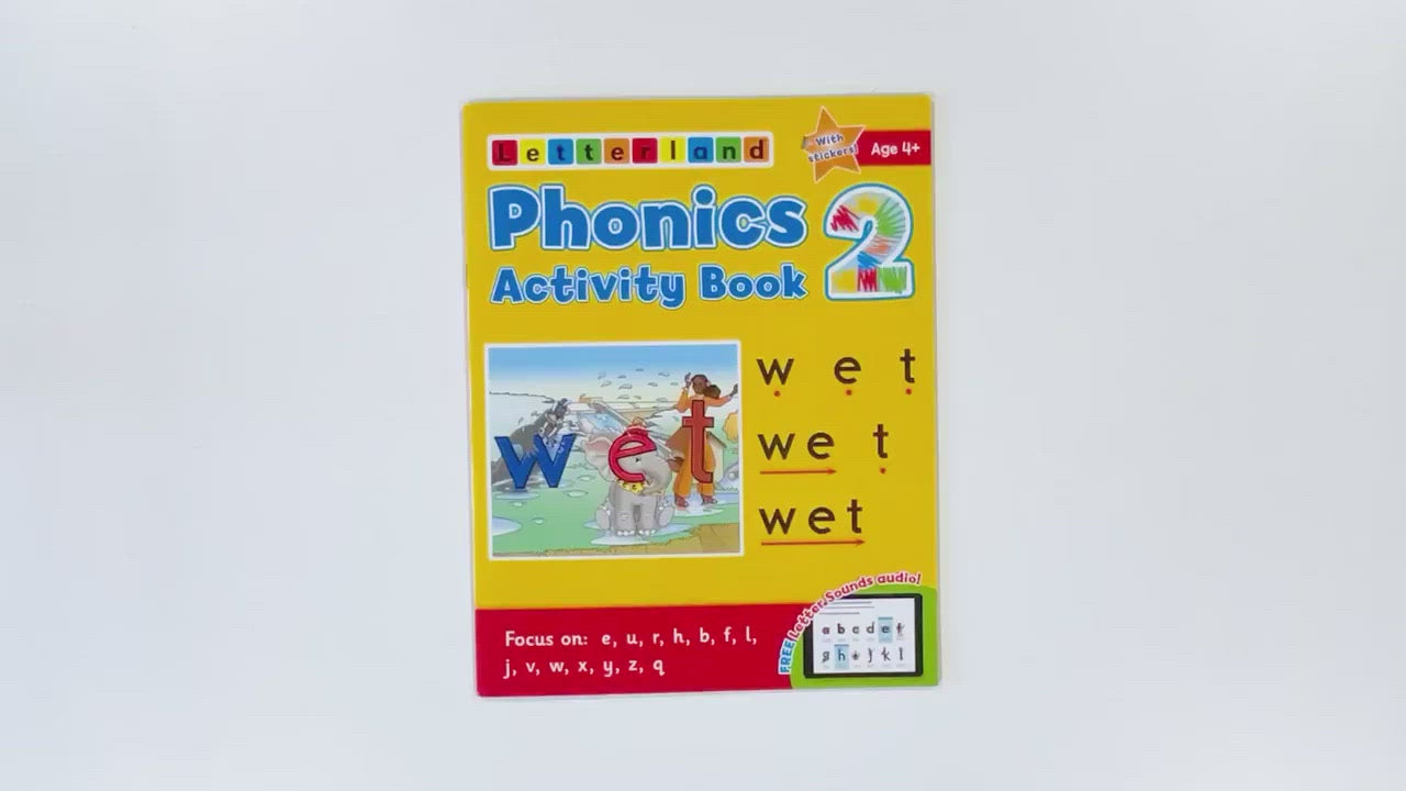 Load video: Phonics Activity Book 2 [Classic]
